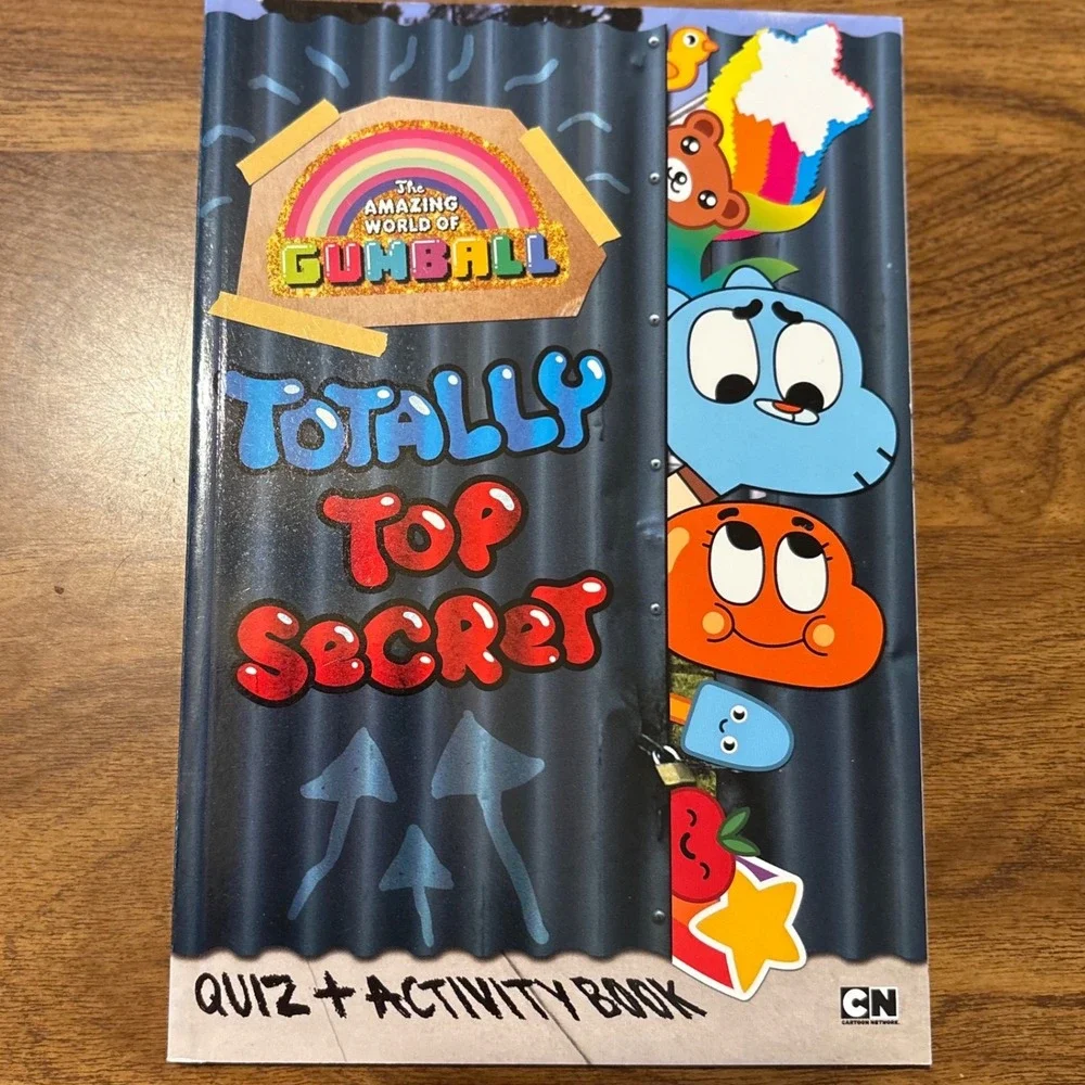 Amazing World of Gumball Totally Top Secret Quiz Activity Book Cartoon Network